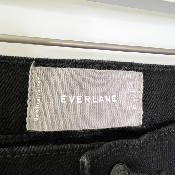 Everlane Jeans High Rise Black 5 Pocket Jeans - Picture 3 of 6